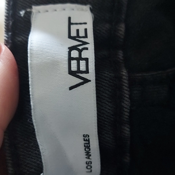 Vervet high rise distressed exposed button fly ankle skinny jeans size 26 - Picture 11 of 16